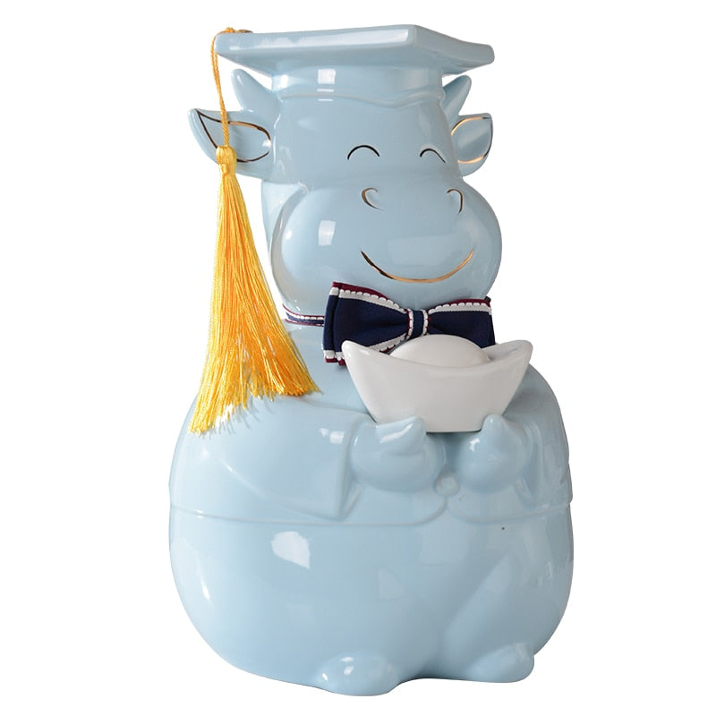 Large Ceramic Pig Piggy Bank