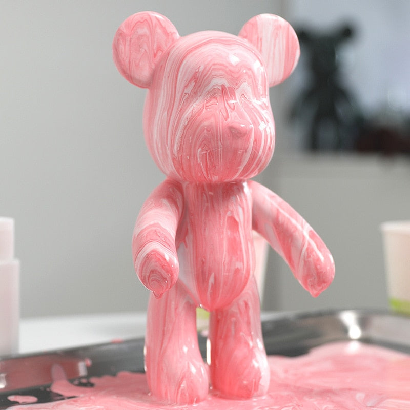 (D.I.Y) Graffiti Bearbrick Statue 3