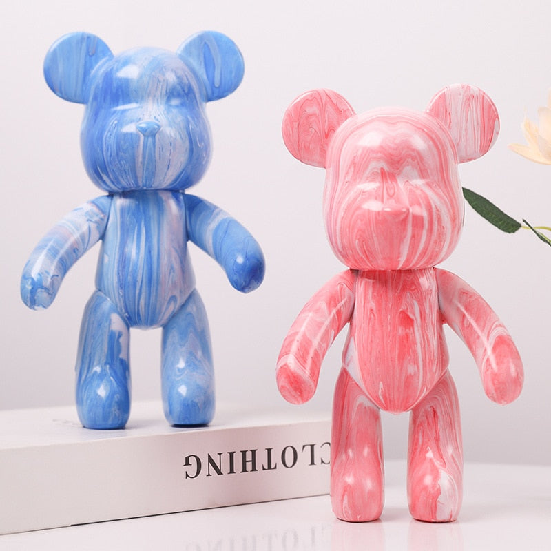 (D.I.Y) Graffiti Bearbrick Statue 3