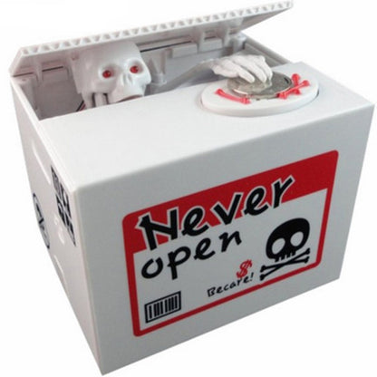 Ghost Coin Steal Skull Skeleton Piggy Bank