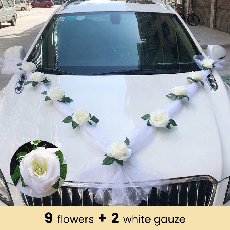 White Rose Artificial Flower