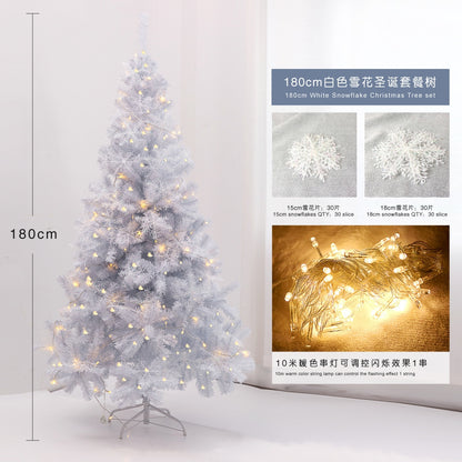 120/150/180/210cm Pink White Artificial Christmas Tree