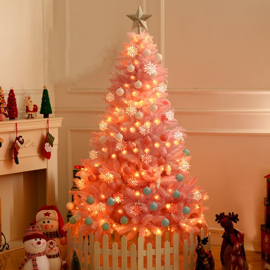 120/150/180/210cm Pink White Artificial Christmas Tree