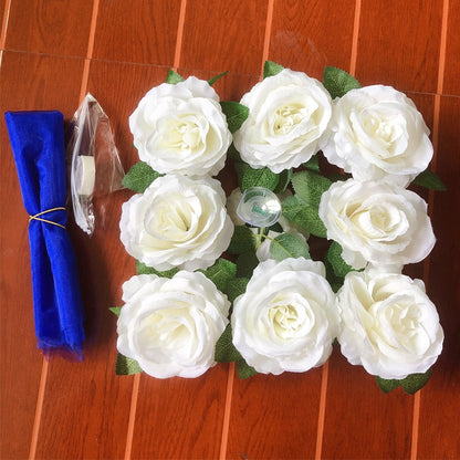 White Rose Artificial Flower