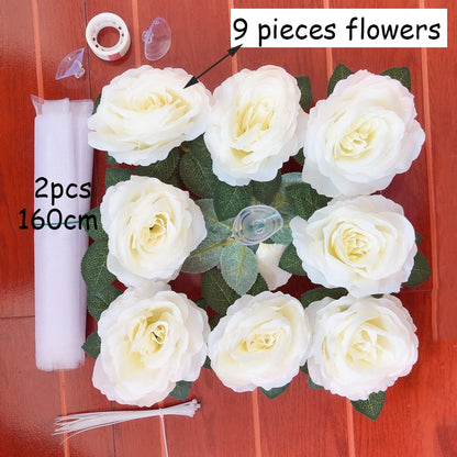 White Rose Artificial Flower