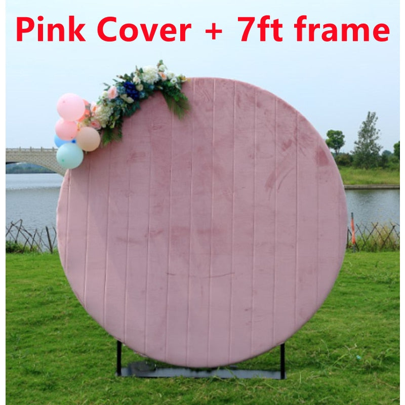 7 Ft Wedding Backdrop w/ Cover