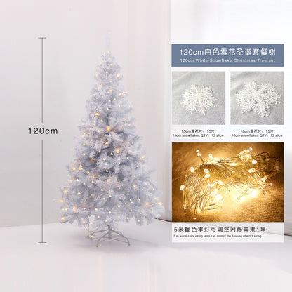 120/150/180/210cm Pink White Artificial Christmas Tree