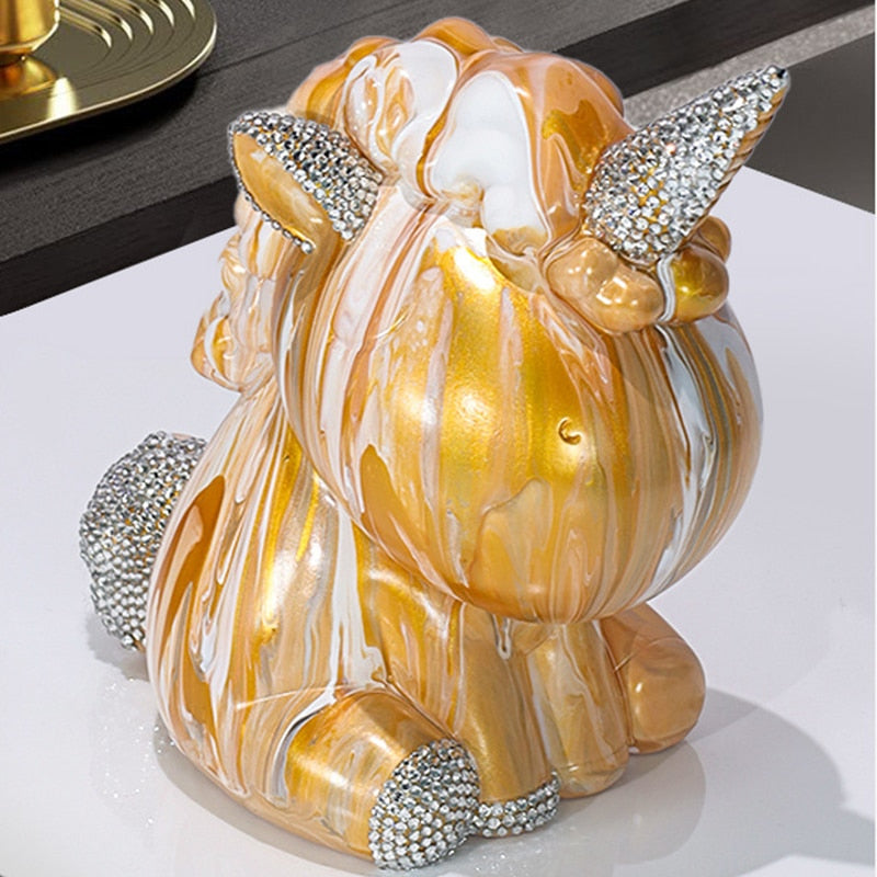 D.I.Y Fluid Unicorn Piggy Bank