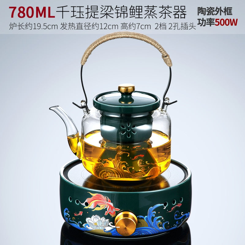 Glass Steam Tea Kettle